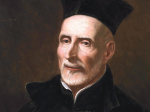Retrato de san José de Calasanz, por Francisco Jover y Casanova