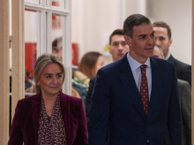 (Foto de ARCHIVO)
El presidente del Gobierno, Pedro Sánchez, y la ministra de Educación, Milagros Tolón