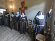 Rueda de prensa de las exclarisas de Belorado en el Monasterio de Santa Clara