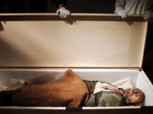 El cadáver disecado conservado en el Museo d'Allard