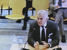 Luis Bárcenas declara ante la Audiencia Nacional en el juicio del caso Kitchen