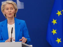 La presidenta de la Comisión, Ursula Von der Leyen, el pasado lunes
