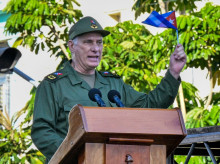 El presidente de Cuba, Miguel Díaz-Canel
