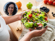 Ensalada de lechuga y tomate