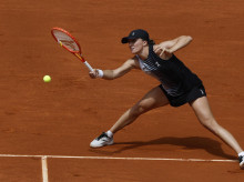 Iga Swiatek, durante el Mutua Madrid Open