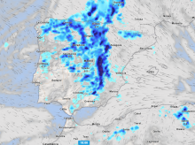 Tormentas pronosticadas para el próximo sábado