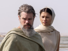 Matt Damon y Zendaya, en una imagen de La odisea, de Nolan