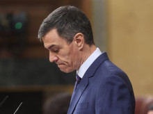 El presidente del Gobierno, Pedro Sánchez, durante una sesión en el Congreso de los Diputados