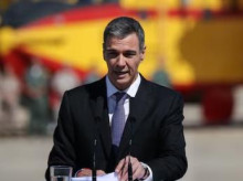Pedro Sánchez, este jueves en Torrejón de Ardoz