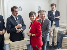 La ministra de Vivienda y Agenda Urbana, Isabel Rodríguez, durante la reunión de la Conferencia Sectorial de Vivienda y Agenda Urbana, en la sede del Ministerio