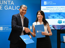La consejera de Vivienda, María Martínez Allege con el director territorial Norte de Cajamar Caja Rural, Sociedad Cooperativa de Credito,  José Antonio Benavides 
Fotografía remitida a medios de comunicación exclusivamente para ilustrar la noticia a la que hace referencia la imagen, y citando la procedencia de la imagen en la firma
29/5/2026