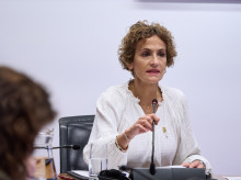 La presidenta del Gobierno de Navarra, María Chivite