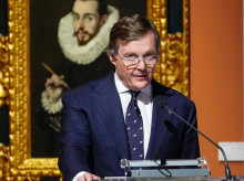 Pedro de Borbón-Dos Sicilias y Orleans, en un acto en Sevilla