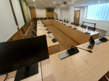 Salón de Plenos del Ayuntamiento de Torrelavega.