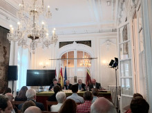 Juan Van-Halen presenta su libro en el Centro Riojano de Madrid
