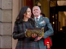 La directora general de la Guardia Civil, Mercedes González, y el director adjunto operativo de la Guardia Civil, Manuel Llamas