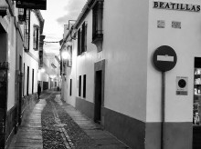 La calle Ocaña desde Las Beatillas (Córdoba)