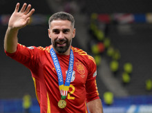 Dani Carvajal tras ganar la Eurocopa 2024 con España

15/7/2024 ONLY FOR USE IN SPAIN