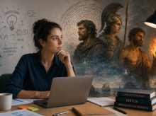 Montaje sobre la creatividad y la inteligencia artificial
