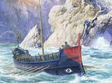 Ilustración de Alan Lee para la portada de 'Las aventuras de Ulises'