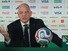 Imagen del presidente de la FIFA