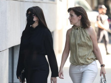 La expareja de José Luis Ábalos, Jessica Rodríguez, a su llegada a la Audiencia Nacional