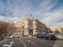 Fachada del Banco de España.