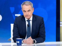 José Luis Rodríguez Zapatero, en el plató de Mañaneros 360º