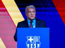 El presidente del FC Barcelona, Joan Laporta