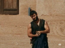 Álex Sie en el rodaje de La Odisea