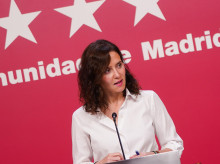 La presidenta de la Comunidad de Madrid, Isabel Díaz Ayuso