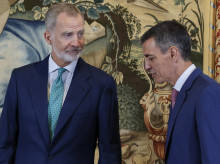 El Rey y el presidente del Gobierno, el miércoles en el Palacio de la Almudaina