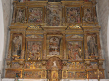Retablo mayor de la iglesia de San Esteban Protomártir de Mazuela, Burgos
