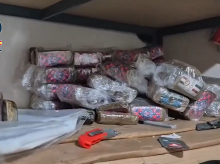 Imagen de la droga incautada