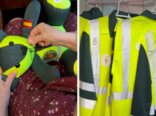 Los uniformes de trabajo del agente de Tráfico