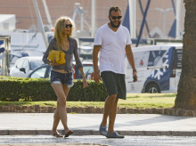 Borja Thyssen and Blanca Cuesta in Mallorca on Tuesday, 4 August 2026.


******EXCLUSIVE**********