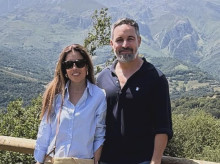 Lidia Bedman y Santiago Abascal