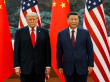 El presidente estadounidense Donald Trump y el presidente chino Xi Jinping