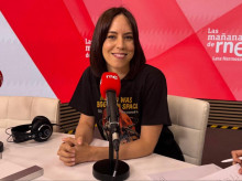 Imagen de Diana Morant durante la entrevista en RNE.