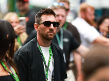 Mandatory Credit: Photo by Reginald Mathalone/NurPhoto/Shutterstock (16857816b)
Lionel Messi arrives at the Formula 1 Crypto.com Miami Grand Prix at the Miami International Autodrome in Miami Gardens, Florida, United States, on May 3, 2026.
Lionel Messi At The Miami Grand Prix, Miami, Florida, United States - 03 May 2026 *** Local Caption *** .