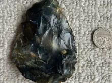 Hacha de mano de entre 40.000 y 60.000 años de antigüedad