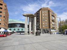 Plaza de Salvador Dalí, en Madrid (España)