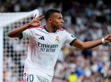 Kylian Mbappé, tras anotar un hat-trick con el Real Madrid