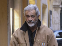 El actor Mel Gibson en Roma