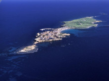 Vista aérea de la isla de Tabarca