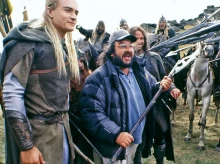 Peter Jackson, durante el rodaje de 'El señor de los anillos'