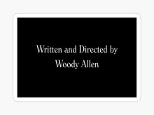 Los característicos títulos de crédito de las películas de Woody Allen