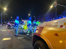 Muere un motorista de 47 años en Latina (Madrid) tras colisionar con un turismo