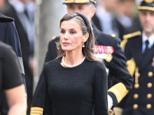 La Reina Letizia en el funeral de Estado del Rey Harald V
