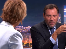 Óscar Puente durante su entrevista en el programa 'La Mesa'